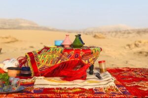 Sandboarding and camping